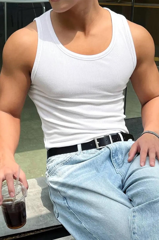 Wove Paket Slim Fit Esnek Likralı Fitilli Nefes Alabilen Kolsuz Sporcu Atlet