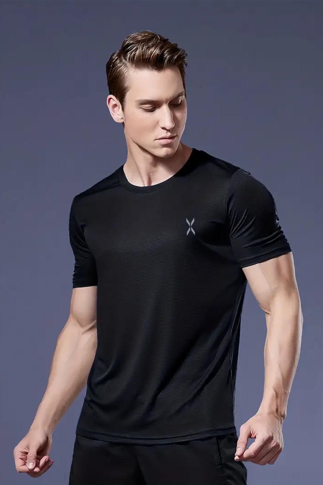 Xylon 3'lü Paket Mikro Polyester Nefes Alabilen Hafif Perform Antrenman Sporcu Erkek Tshirt