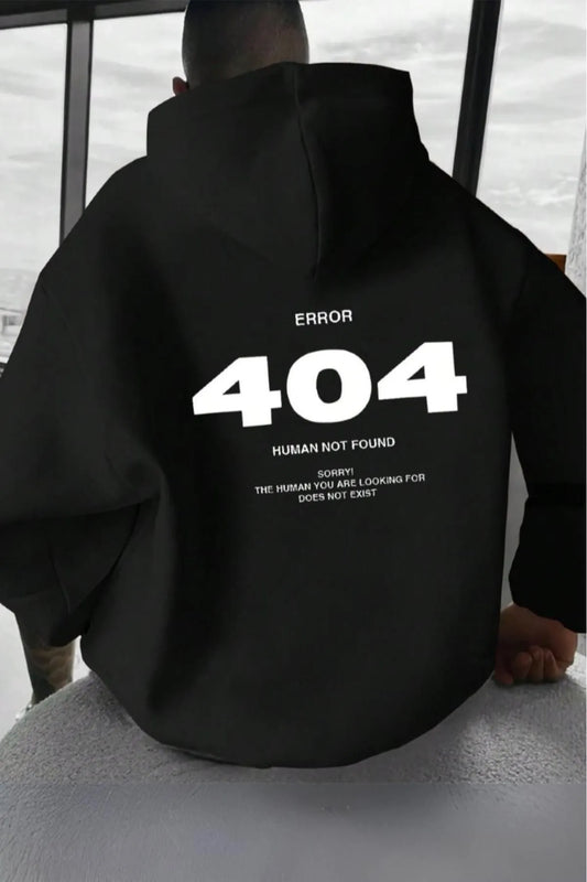 Human Arka Baskılı Pamuklu Erkek Sweatshirt