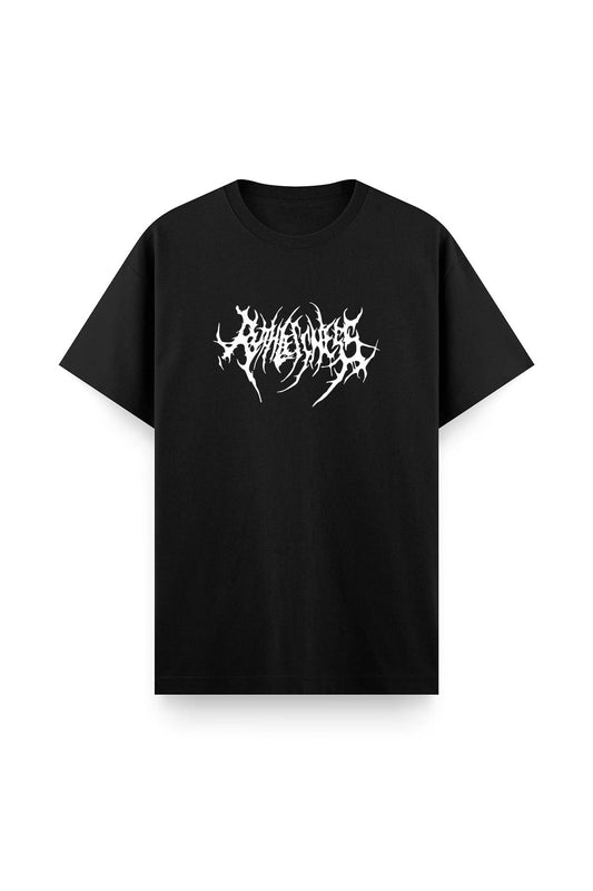 Abylith Ön Baskılı Bisiklet Yaka Unisex Tshirt