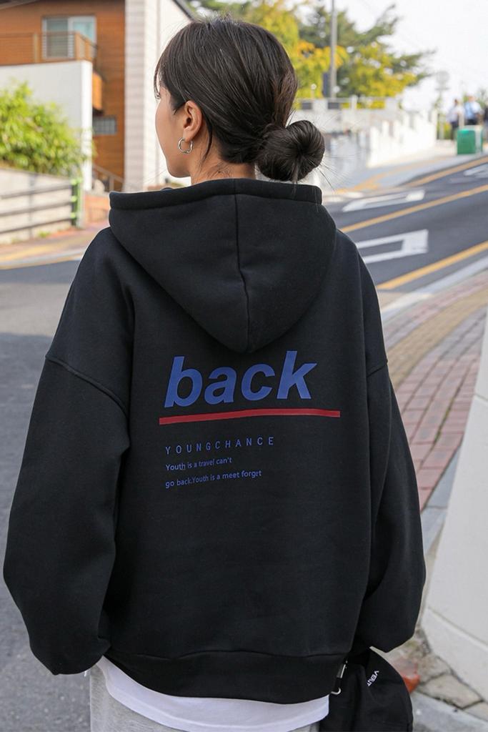 Back Sırt Baskılı Unisex Sweatshirt