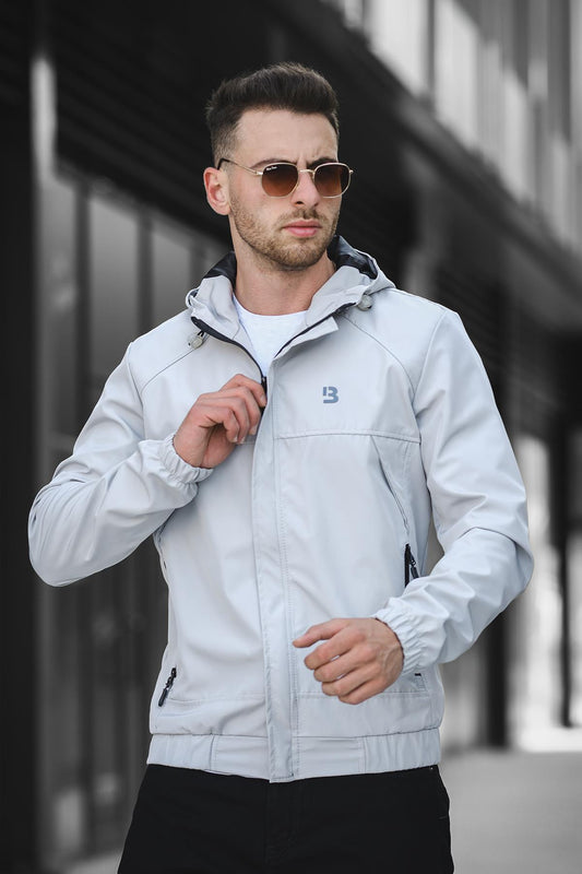 Bailey Suya Dayanaklı Slim Fit Erkek Kapüşonlu Mevsimlik Mont Yağmurluk