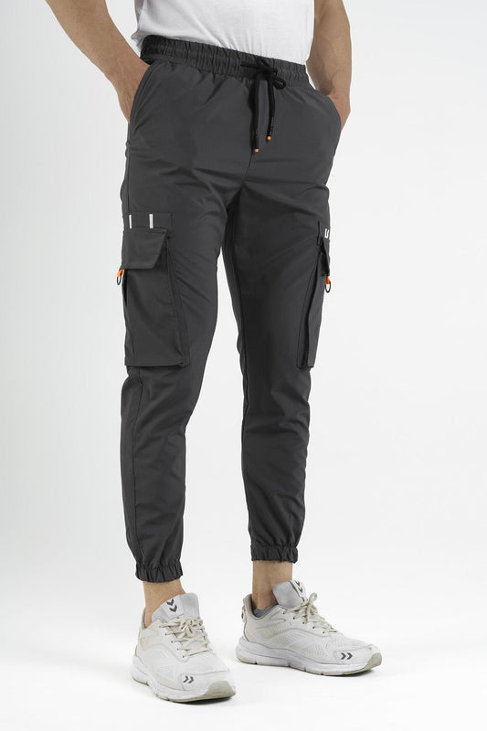 Pietro Slim Fit Kort Paraşüt Kargo Cepli Erkek Eşofman Alt