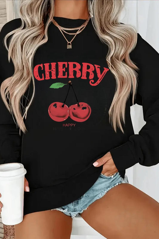 Bisiklet Yaka Chery 02 Ön Baskılı İçi Pamuklu Unisex Sweatshirt
