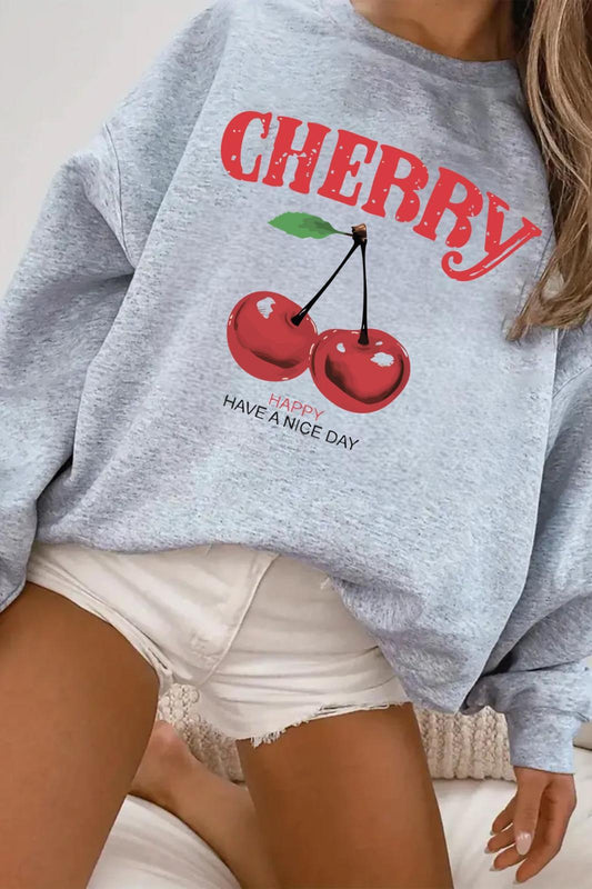 Bisiklet Yaka Chery 02 Ön Baskılı İçi Pamuklu Unisex Sweatshirt