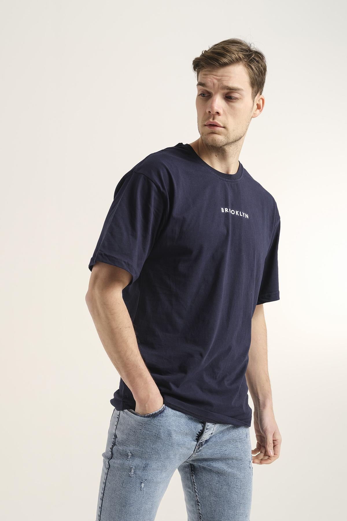 Dani Brooklyn Erkek Comfort Tshirt Büyük Beden Erkek Tshirt