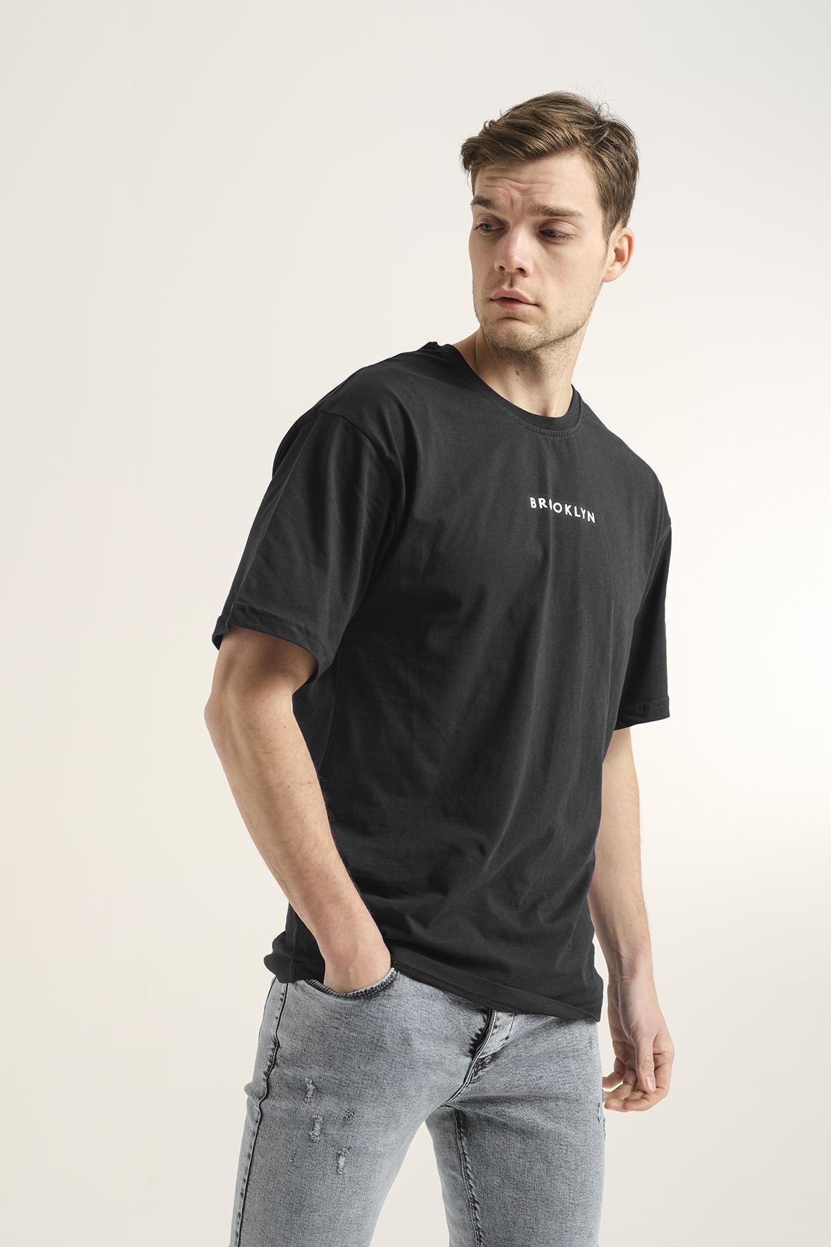 Dani Brooklyn Erkek Comfort Tshirt Büyük Beden Erkek Tshirt