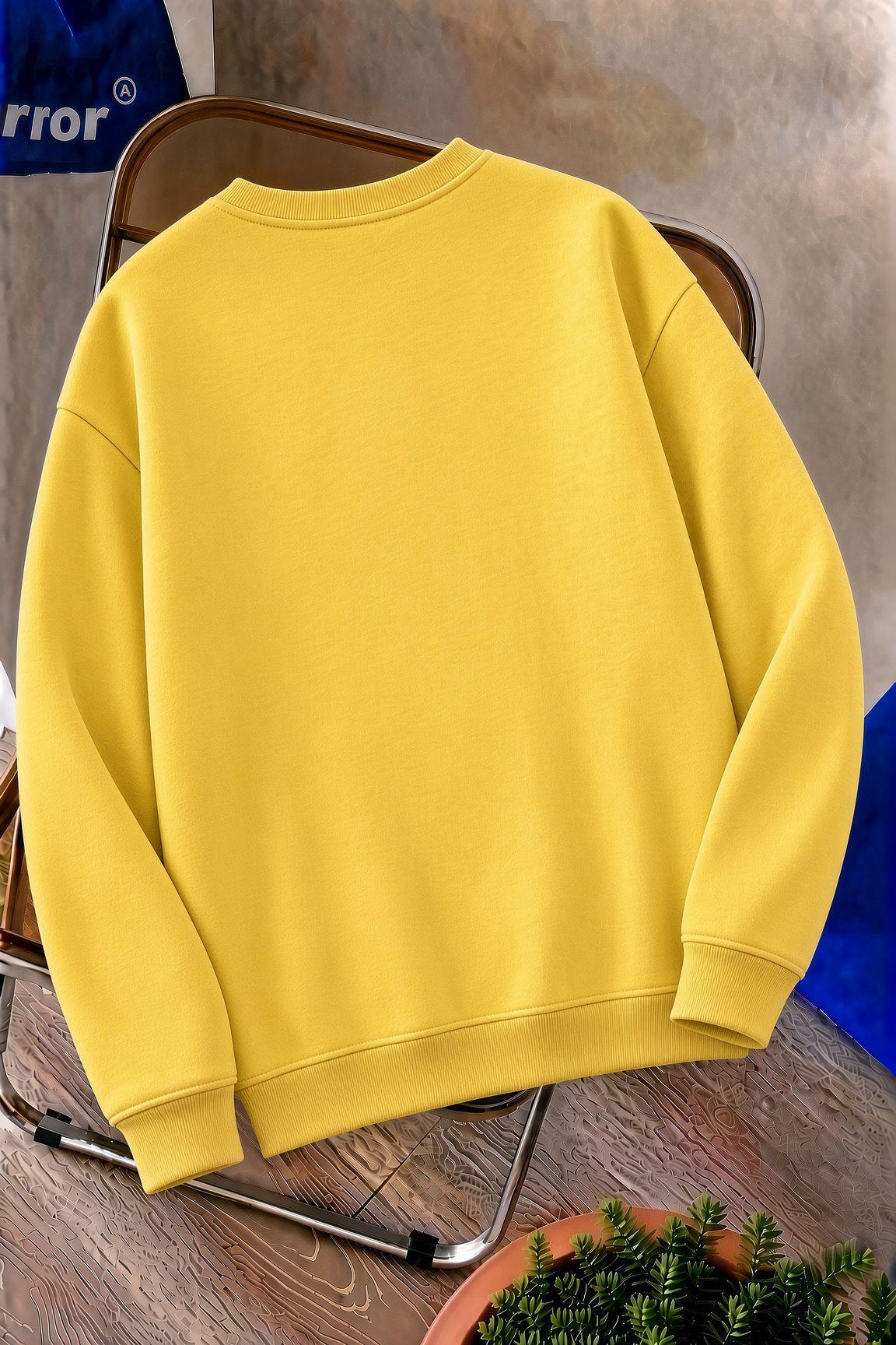 Bs Life Design Minimalist İllüstrasyon Baskılı Unisex Kapüşonlu Sweatshirt-Büyük Beden Seçenekli