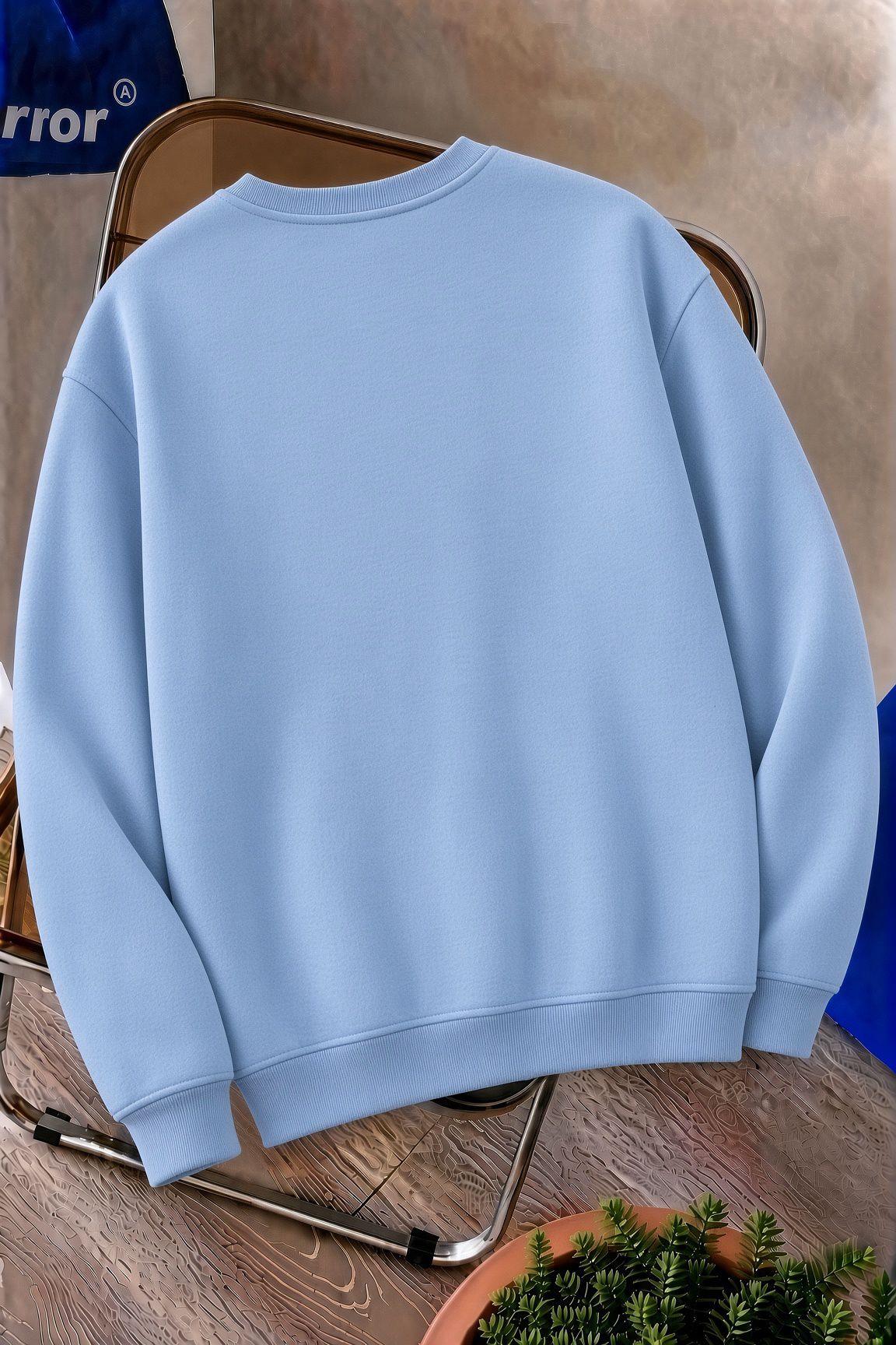 Bs Life Design Minimalist İllüstrasyon Baskılı Unisex Kapüşonlu Sweatshirt-Büyük Beden Seçenekli