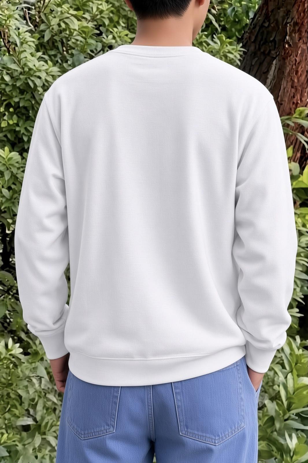 Bs Watermelon Sugar Karpuz Baskılı Unisex Bisiklet Yaka Sweatshirt