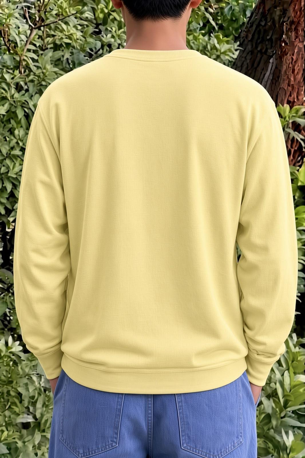 Bs Watermelon Sugar Karpuz Baskılı Unisex Bisiklet Yaka Sweatshirt