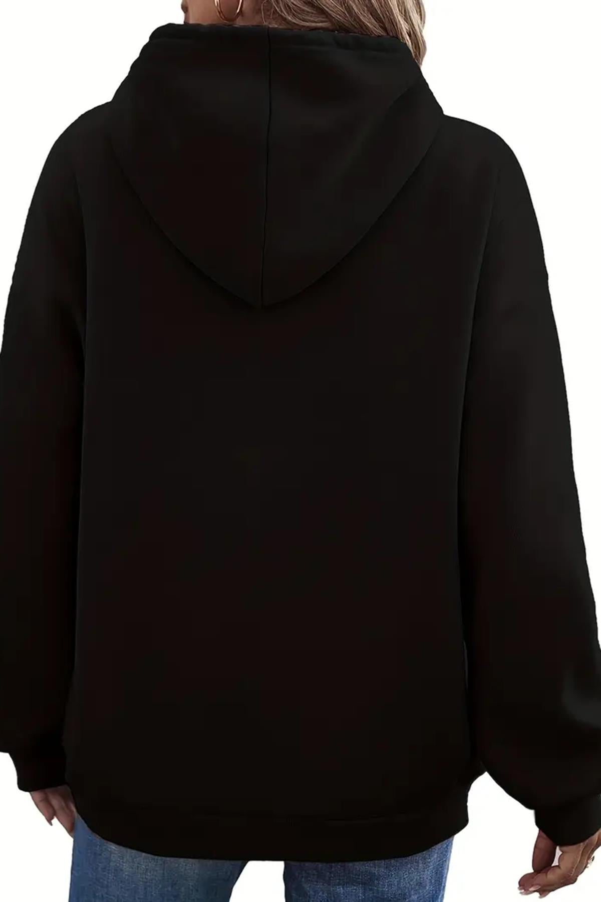 Butterfly Ön Yazı Baskılı İçi Pamuklu Unisex Sweatshirt