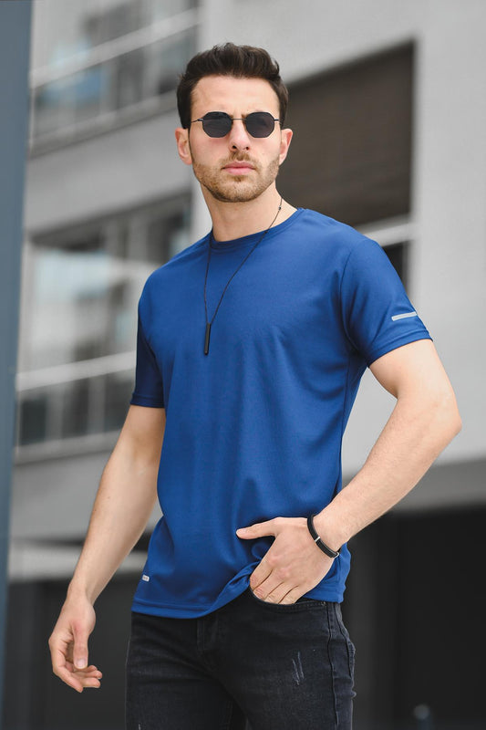 Cappi Mikro Polyester Slim Fit Performans Antrenman Sporcu Erkek Tshirt