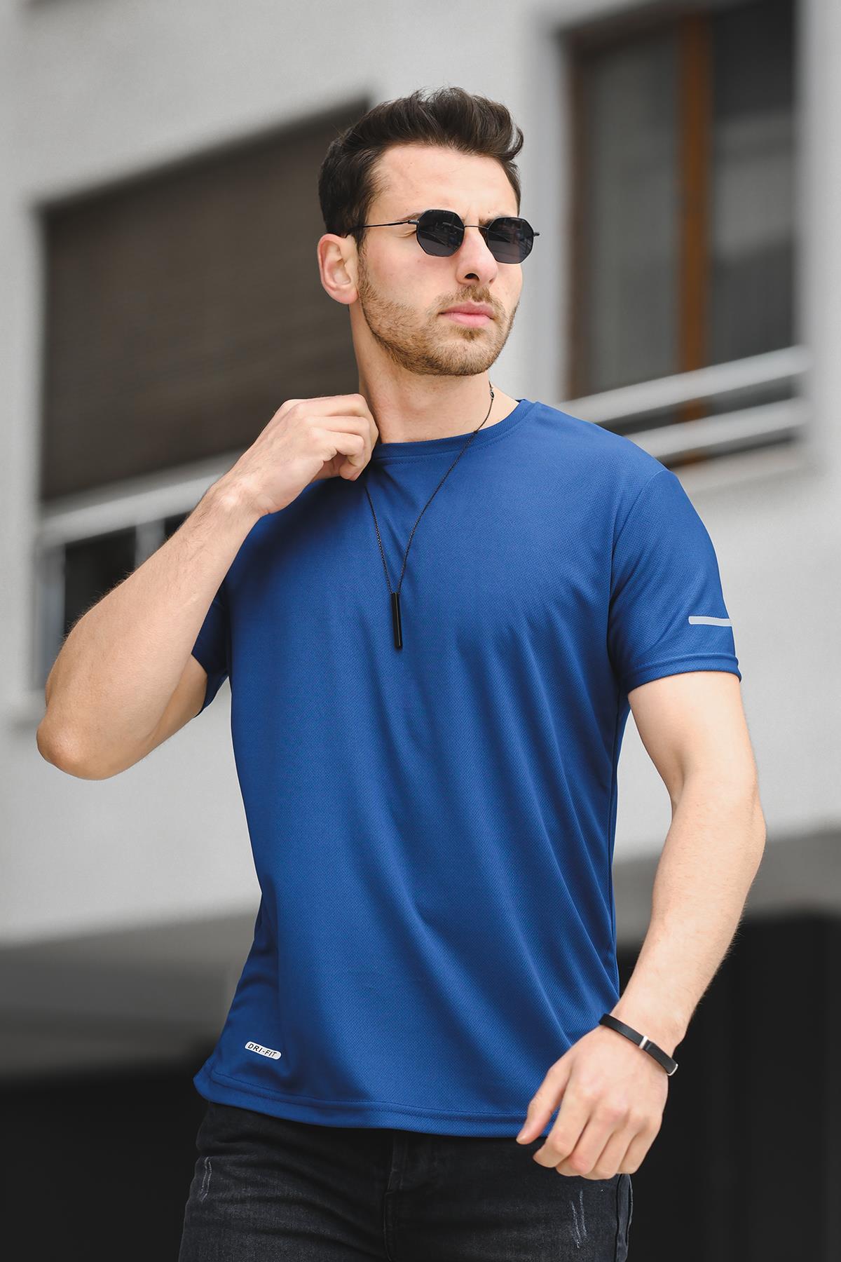 Cappi Mikro Polyester Slim Fit Performans Antrenman Sporcu Erkek Tshirt