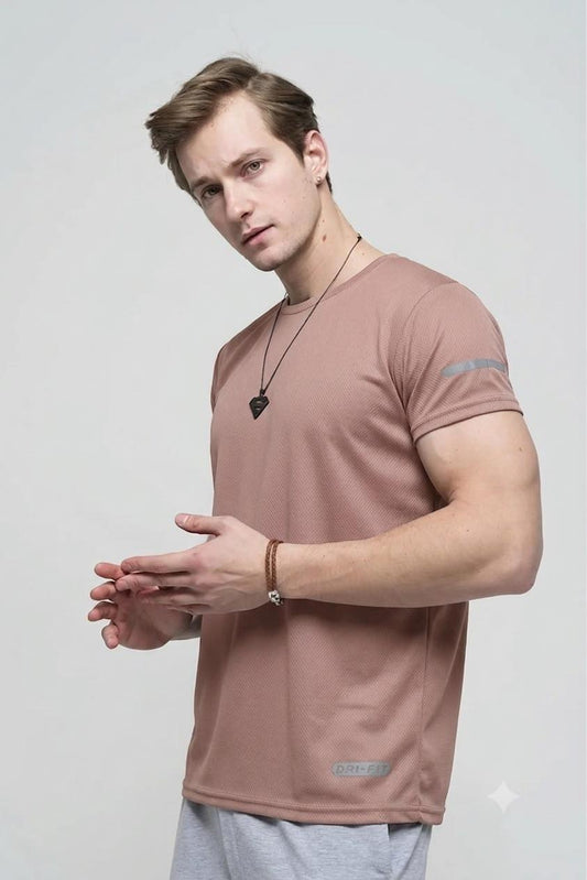Cappi Mikro Polyester Slim Fit Perform Antrenman Sporcu Erkek Tshirt