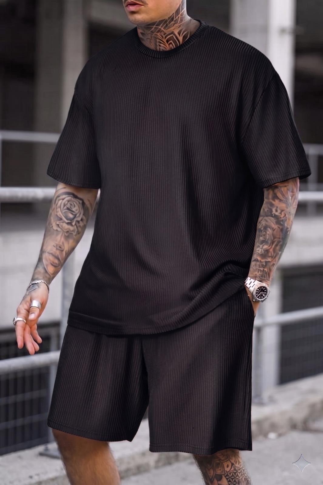 Ches Ottoman Oversize Erkek Şort Tshirt Takım