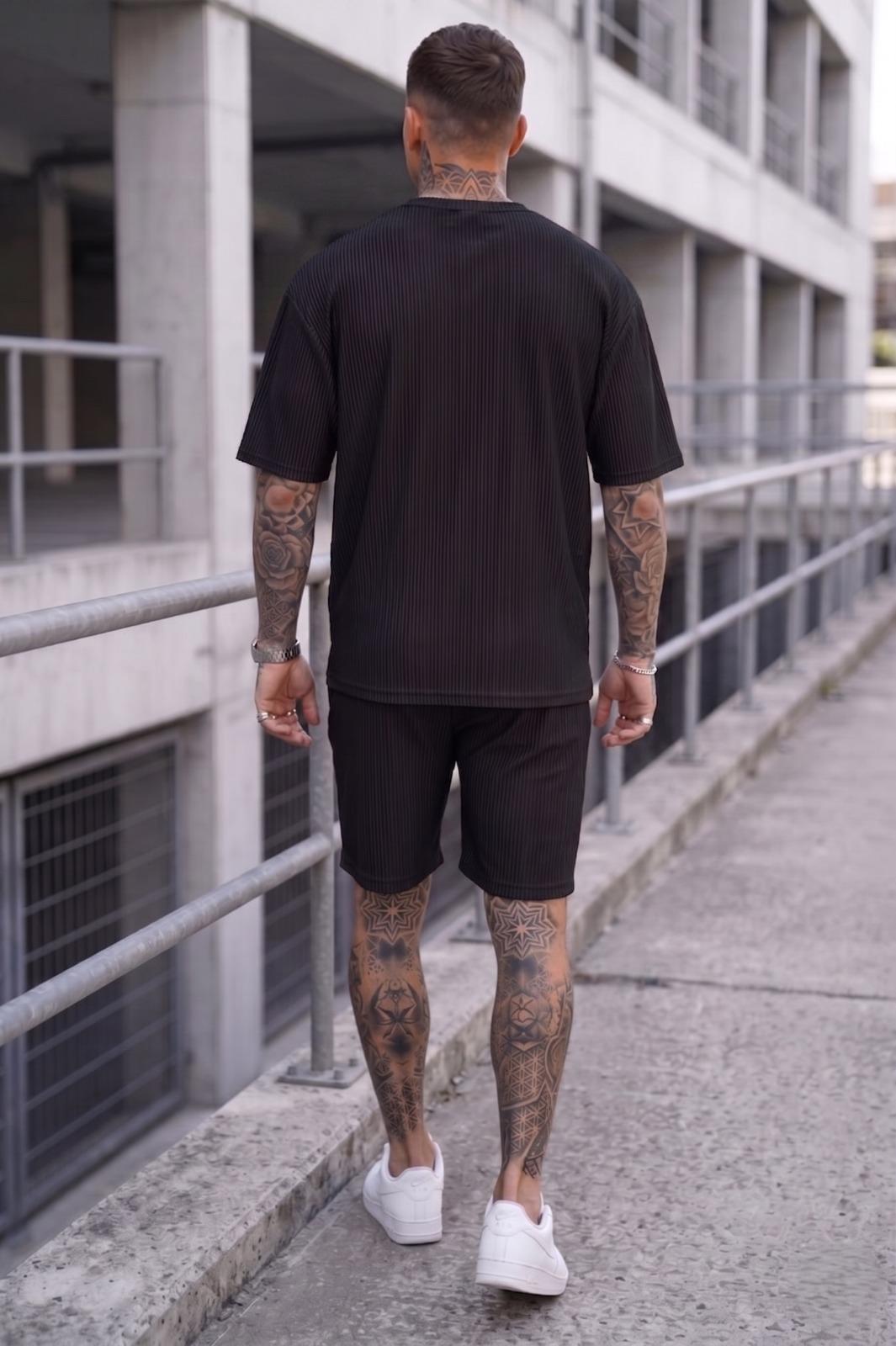 Ches Ottoman Oversize Erkek Şort Tshirt Takım