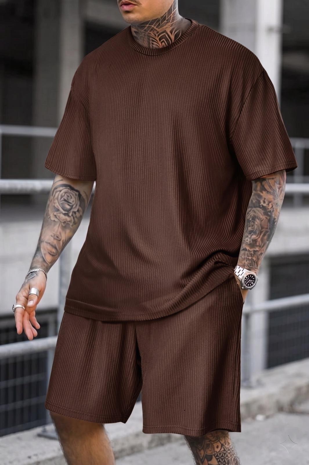Ches Ottoman Oversize Erkek Şort Tshirt Takım