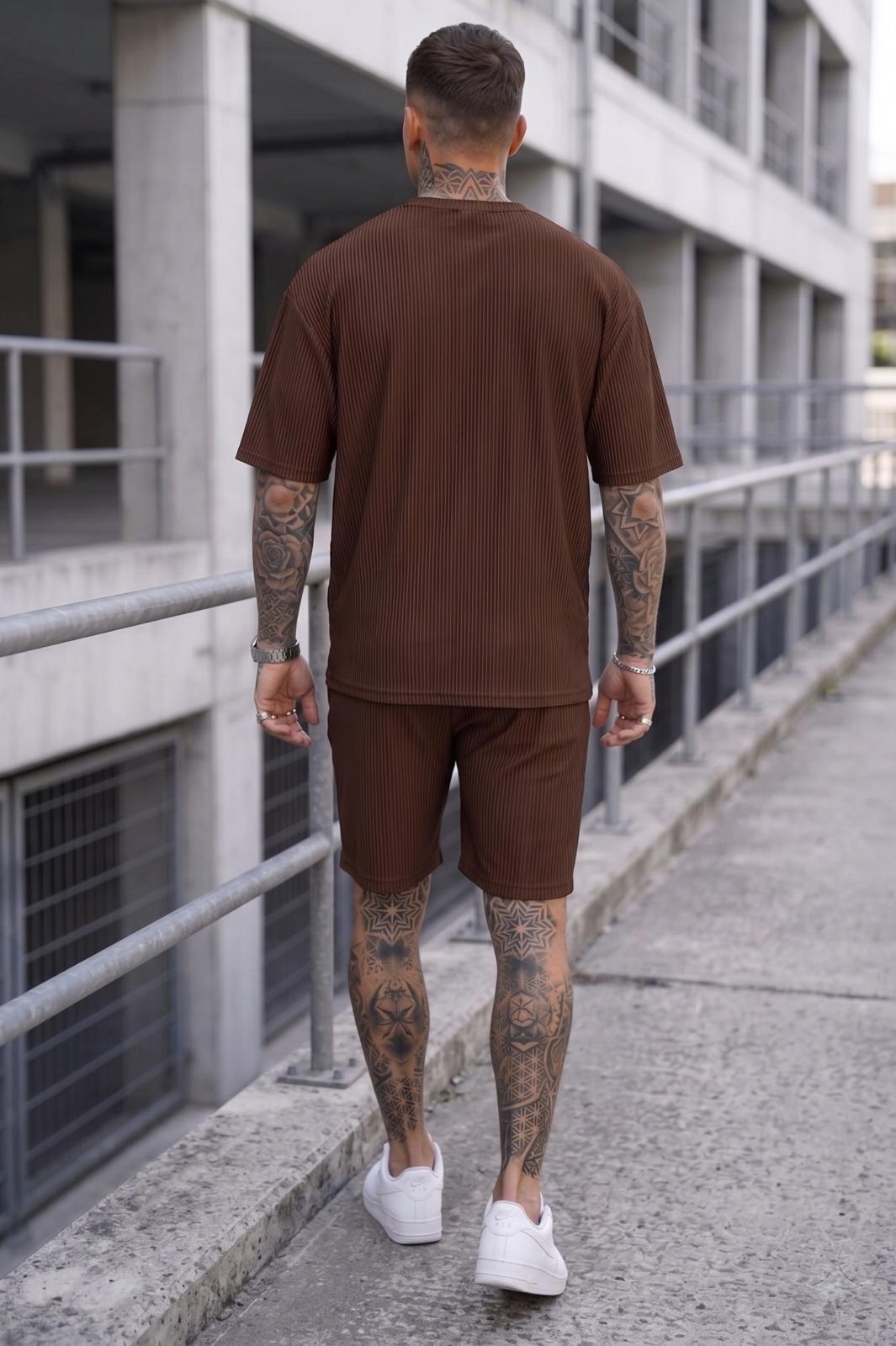Ches Ottoman Oversize Erkek Şort Tshirt Takım
