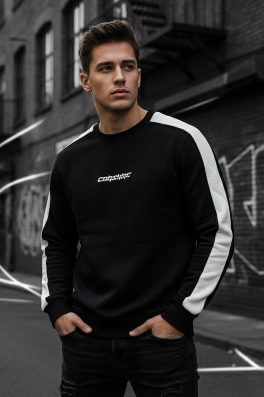 Comsumc Üç İplik Şardonlu Bisiklet Yaka Erkek Sweatshirt