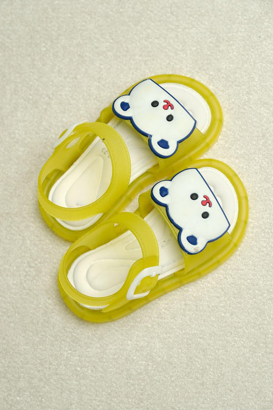 Eva Işıklı Kaydırmaz Tabanlı Figürlü Unisex Çocuk Sandalet Terlik