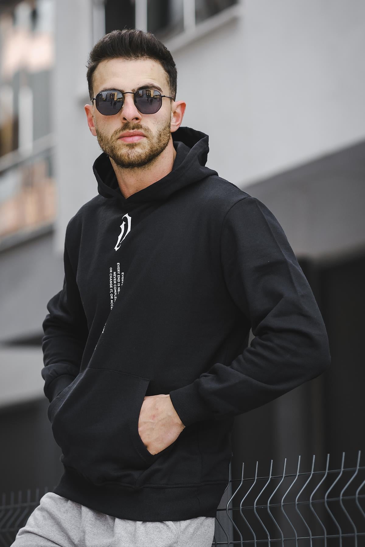 Every Story Ön Baskılı Erkek Sweatshirt