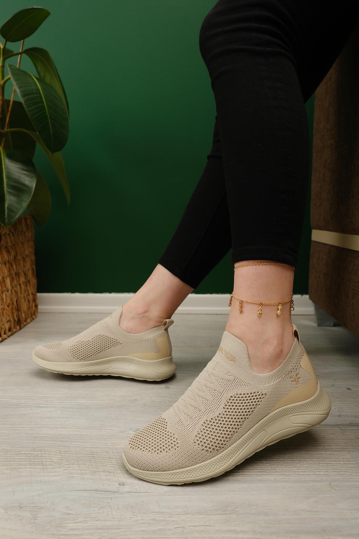 Fleur Slip On Nefes Alabilen Kadın Sneaker