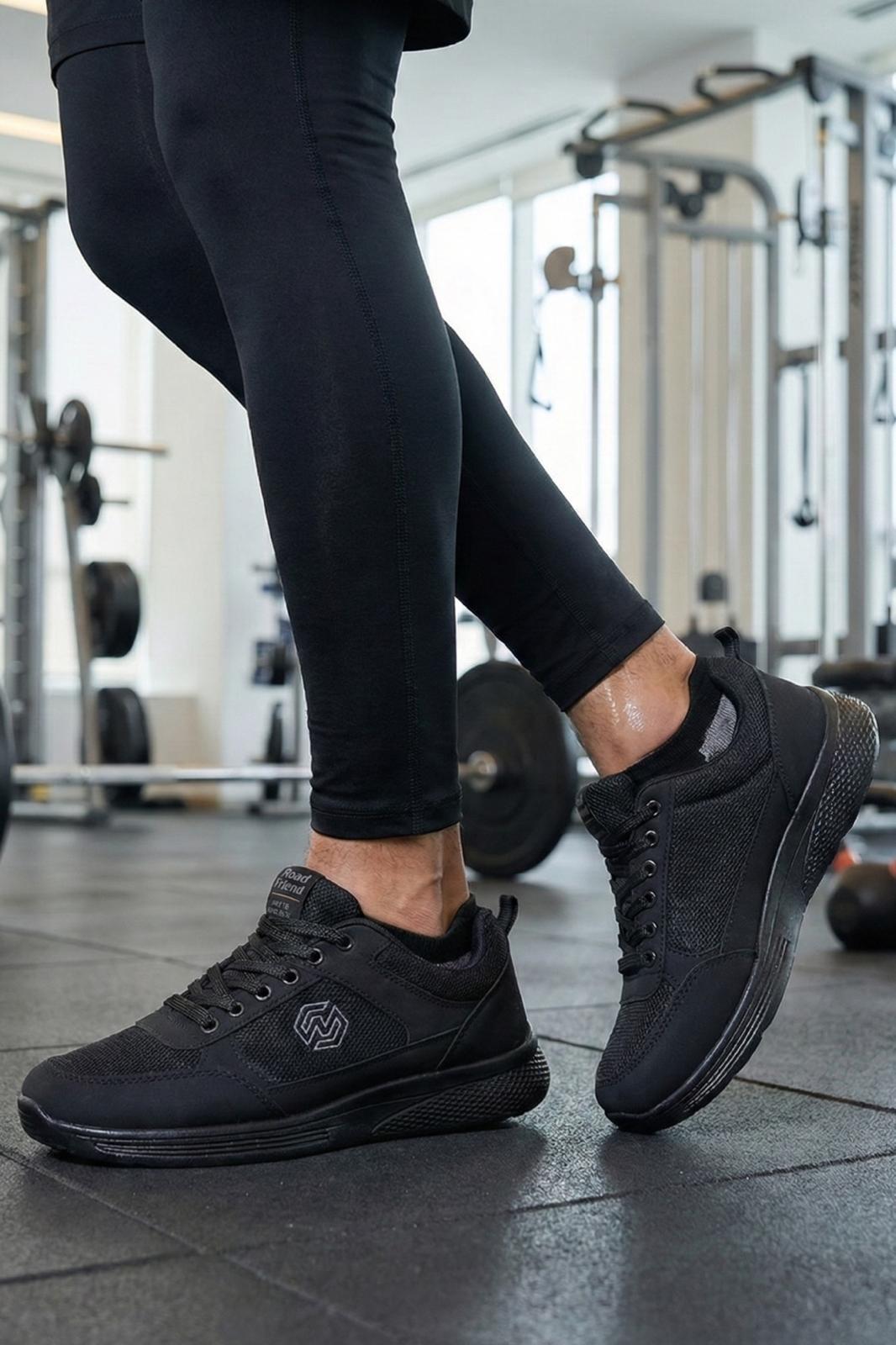 Frie Bağcıklı Nefes Alabilen Hafif Rahat Taban Erkek Sneaker