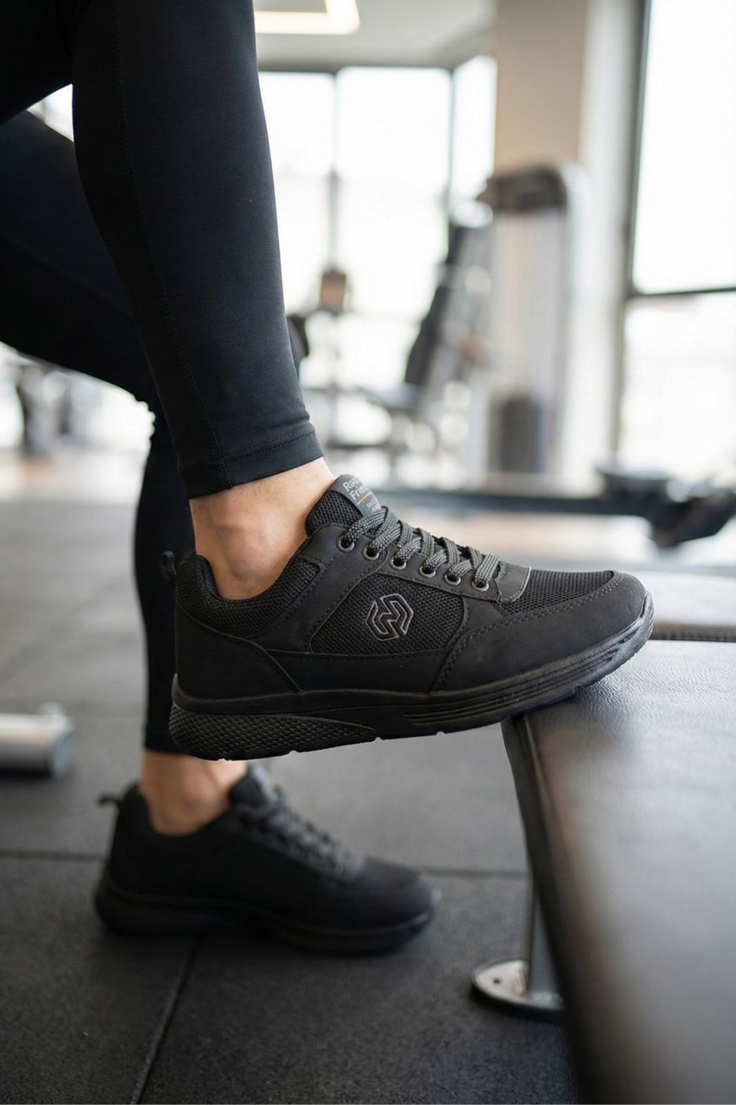 Frie Bağcıklı Nefes Alabilen Hafif Rahat Taban Erkek Sneaker
