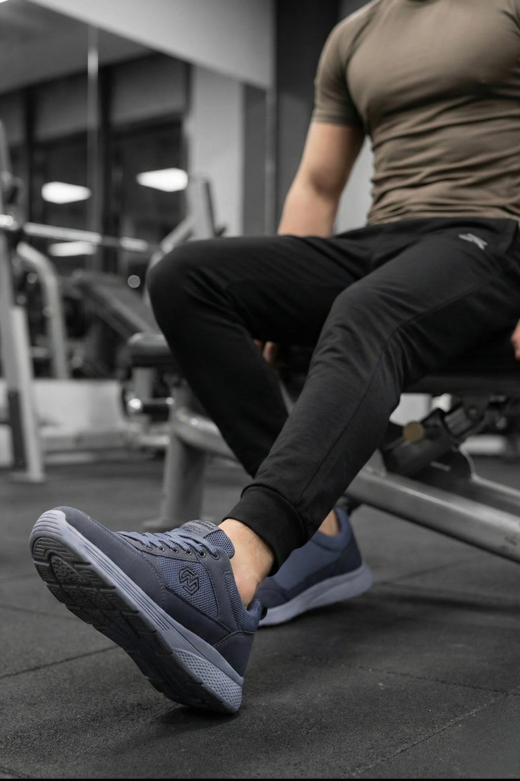Frie Bağcıklı Nefes Alabilen Hafif Rahat Taban Erkek Sneaker