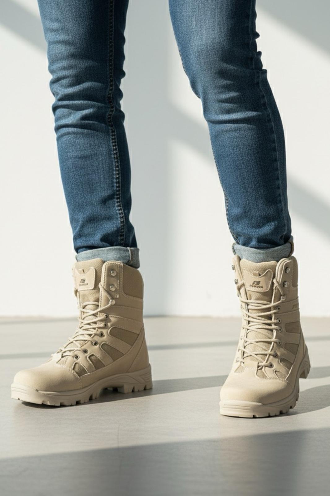 Frz 2297 Suya Dayanıklı Soğuk Geçirmez Erkek Çöl Postal Bot