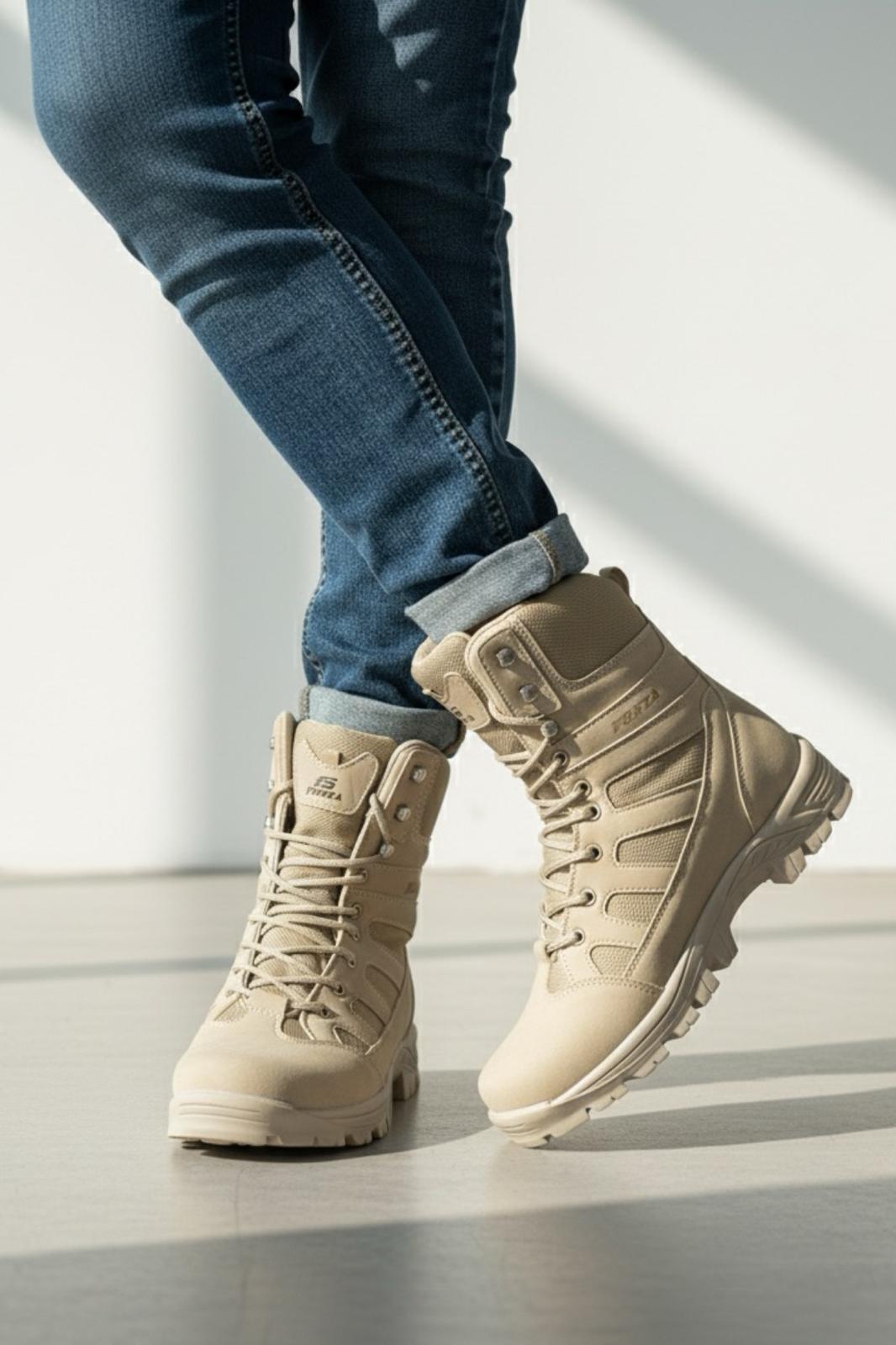 Frz 2297 Suya Dayanıklı Soğuk Geçirmez Erkek Çöl Postal Bot