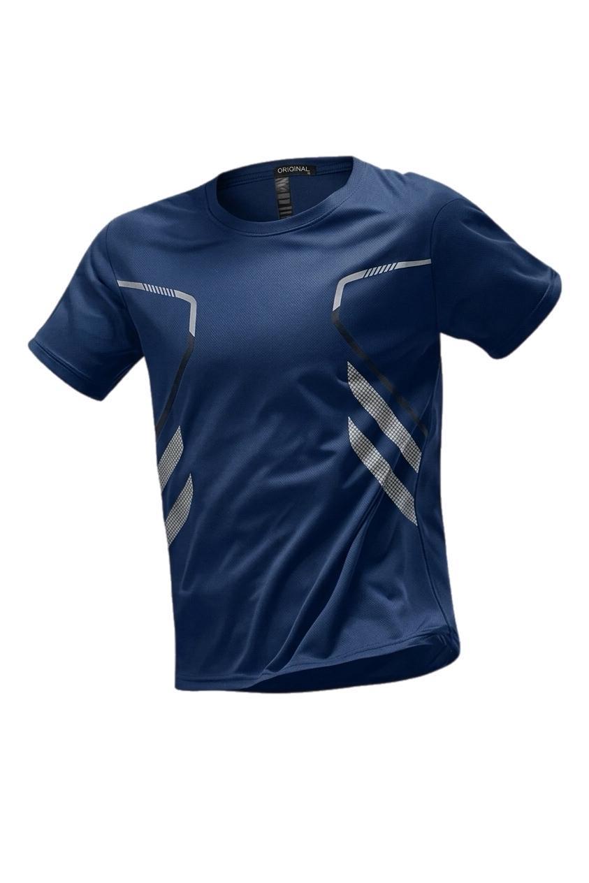Fusto Mikro Polyester Slim Fit Perform Antrenman Sporcu Erkek Tshirt