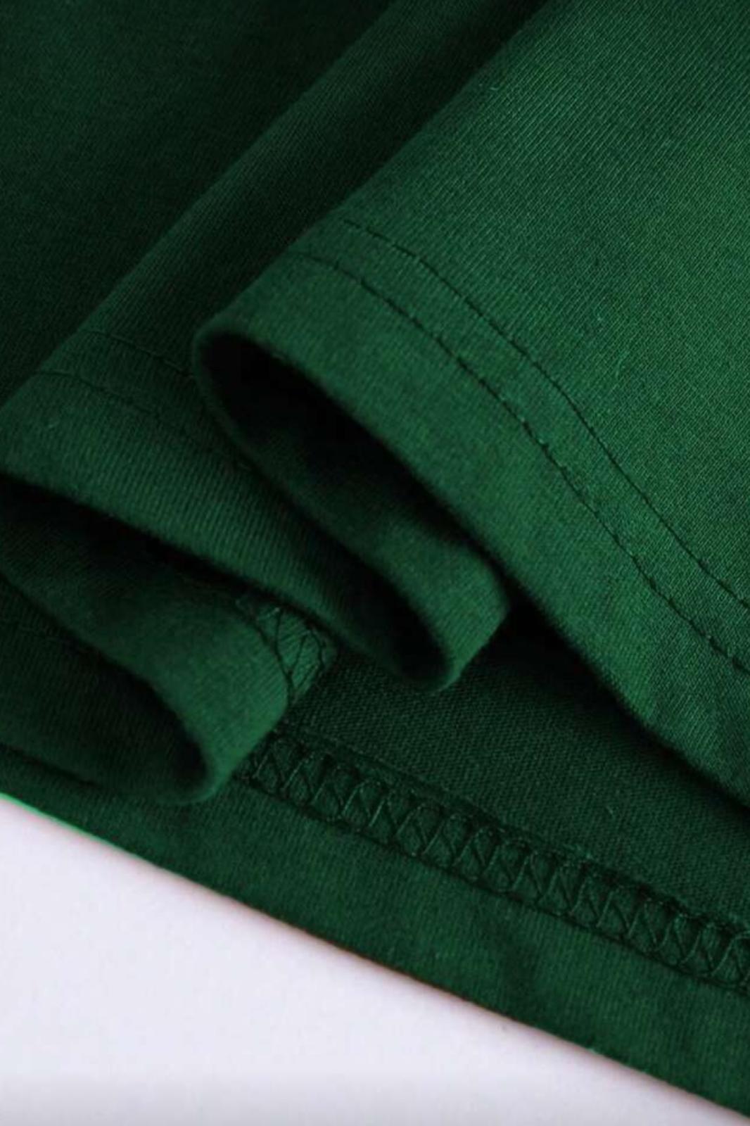 Gold Cherry Kadın Oversize Ön Baskılı Bisiklet Yaka Pamuklu T-Shirt Rahat Kesim