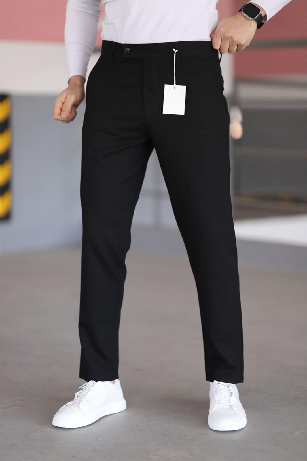 Harrys Erkek Yeni Sezon Smart Casual Dar Kesim Kumaş Pantolon