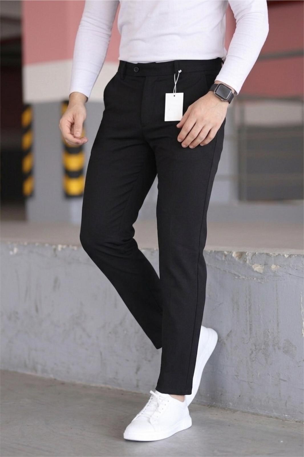 Harrys Erkek Yeni Sezon Smart Casual Dar Kesim Kumaş Pantolon