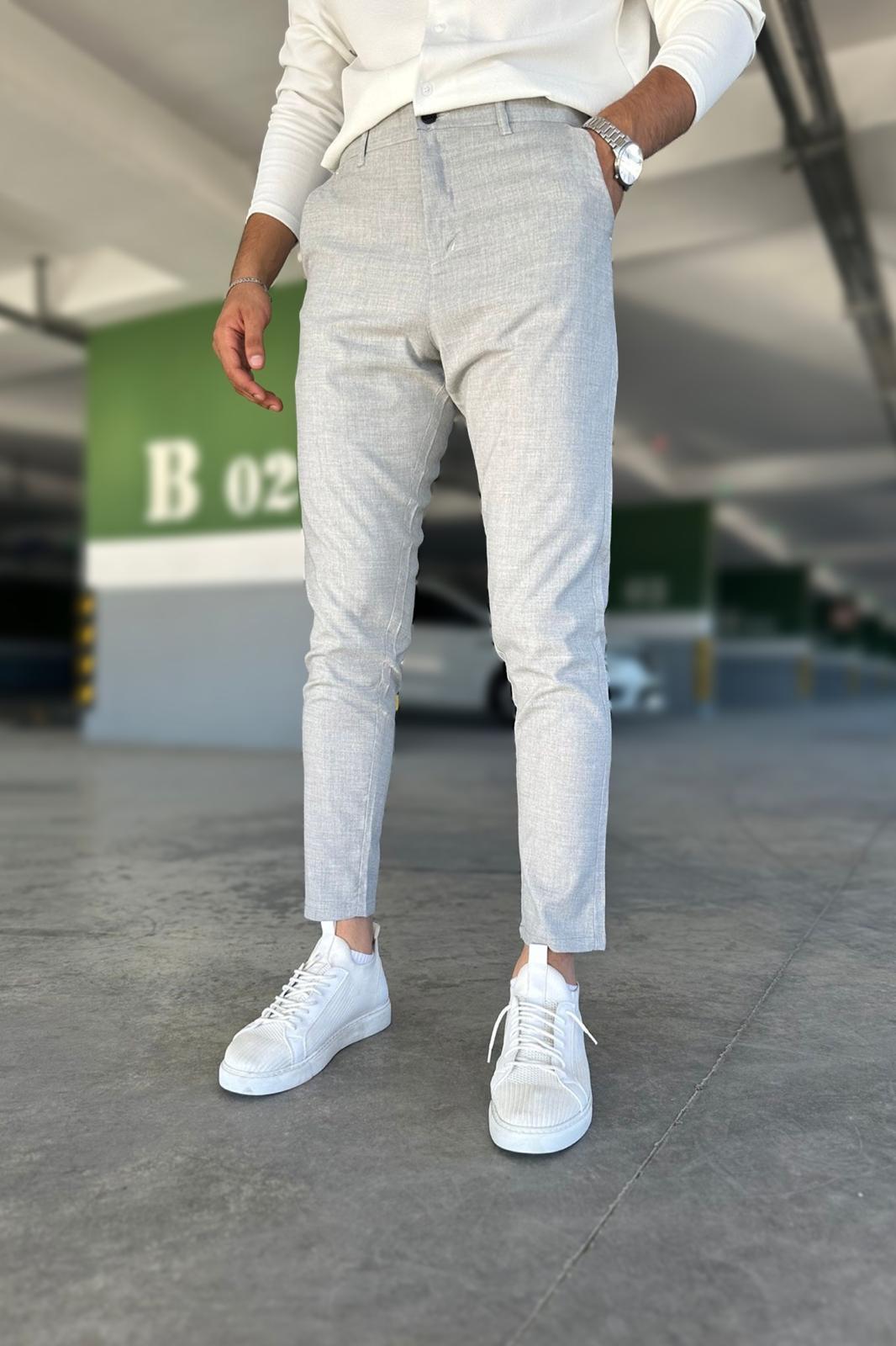 Hel 779 Slim Fit Pamuklu Casual Okul Kumaş Pantolon