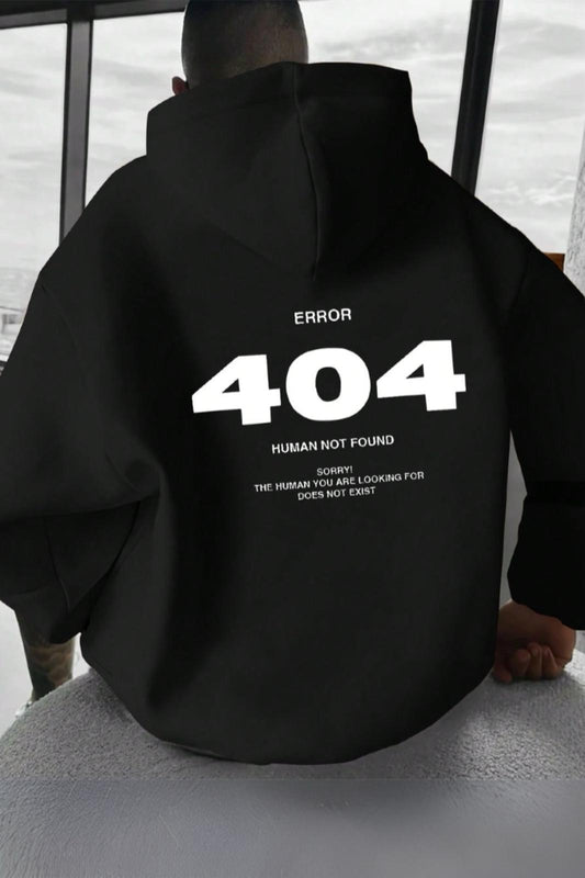 Human Arka Baskılı Pamuklu Erkek Sweatshirt