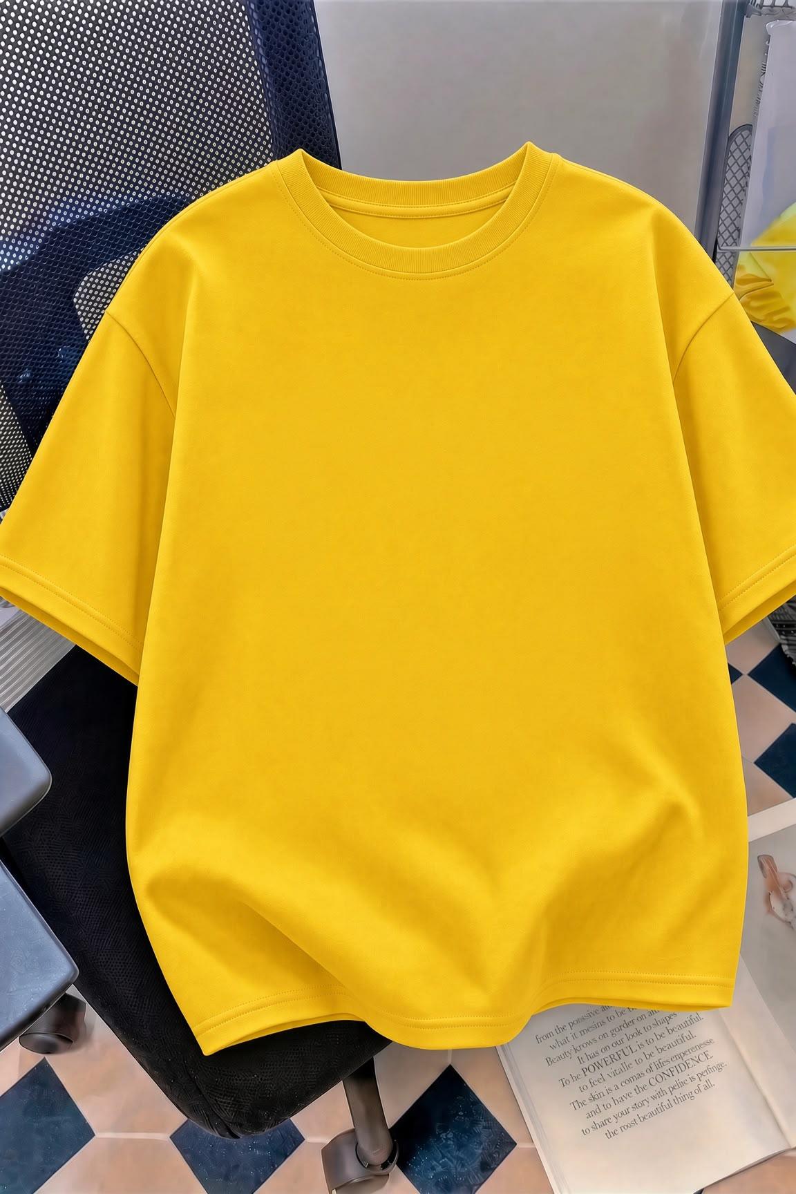 Kedi Kalp Desenli Oversize/Rahat Kesim Kısa Kollu T-shirt