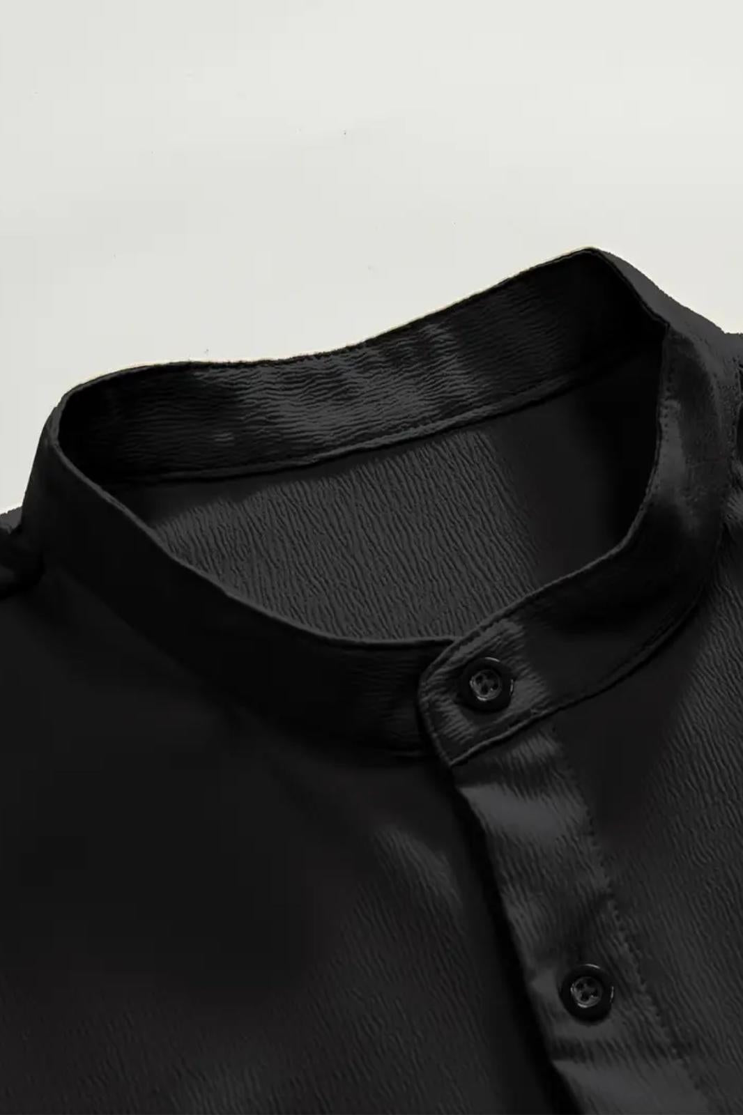 Laend Slim Fit Kısa Kol Hakim Yaka Erkek Gömlek