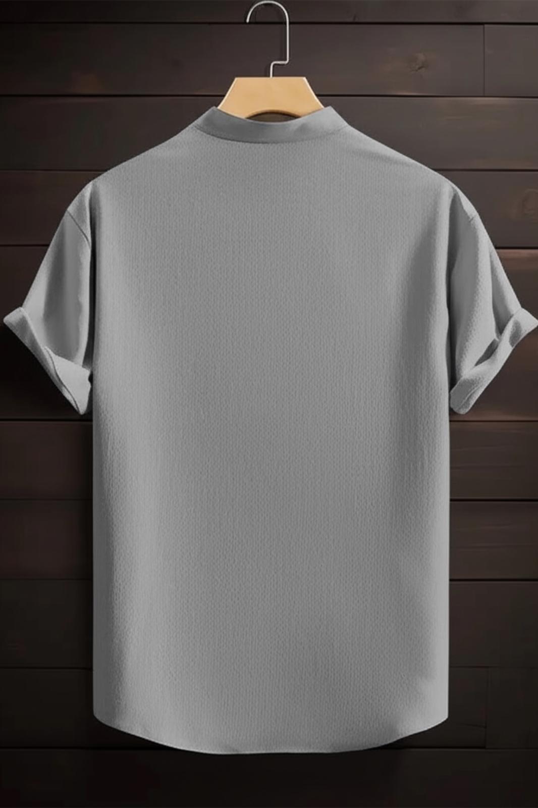 Laend Slim Fit Kısa Kol Hakim Yaka Erkek Gömlek