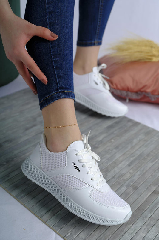 Monica Kalın Taban Fileli Kadın Sneaker