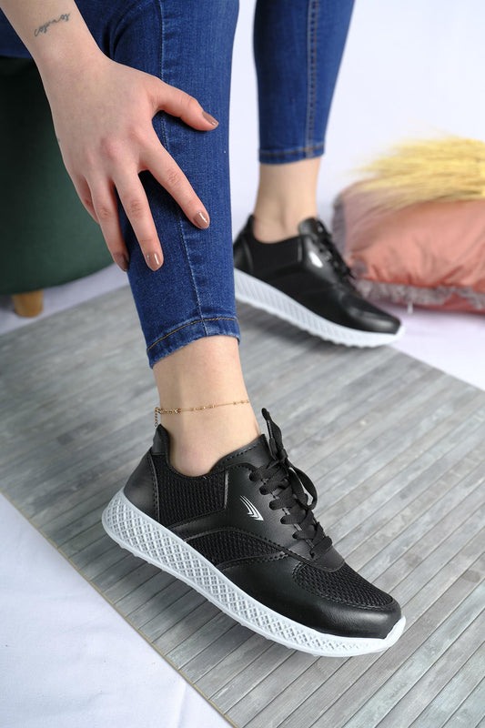 Monica Kalın Taban Fileli Kadın Sneaker