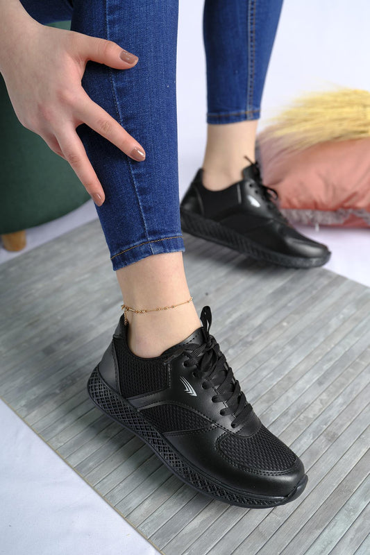 Monica Kalın Taban Fileli Kadın Sneaker