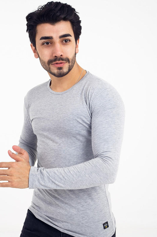 Mys Lion 4013 Slim Fit Likralı Uzunkol Basic Sweat