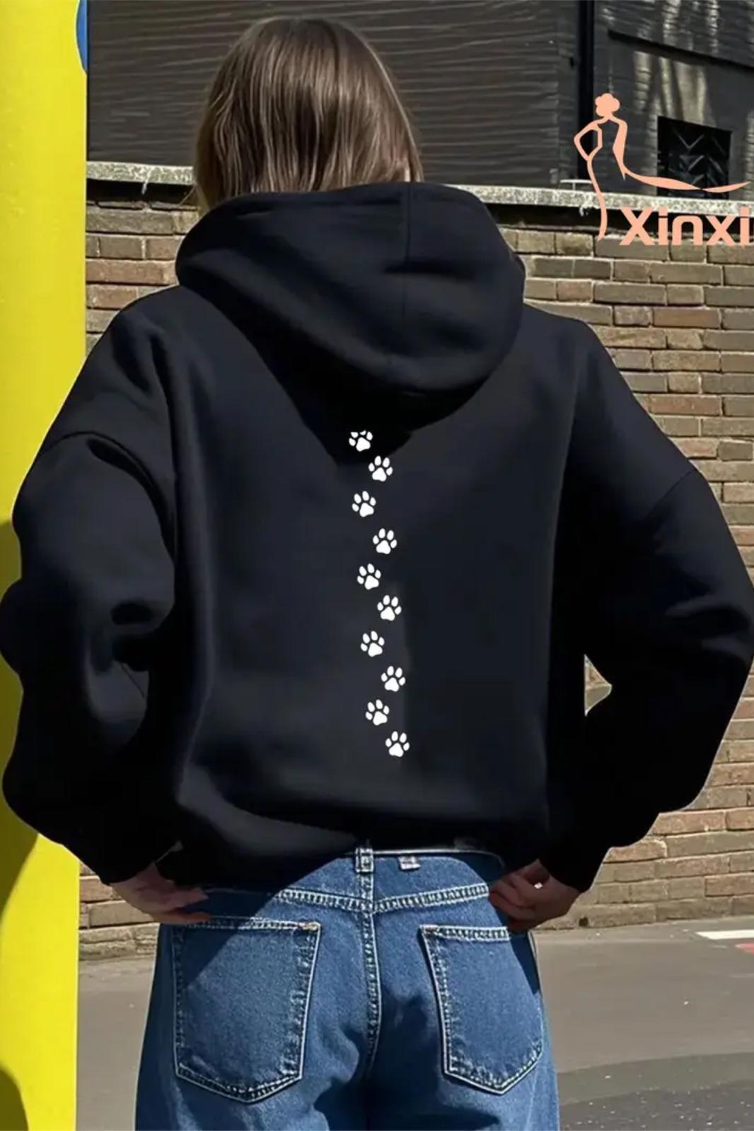 Pati Sırt Baskılı İçi Pamuklu Unisex Sweatshirt