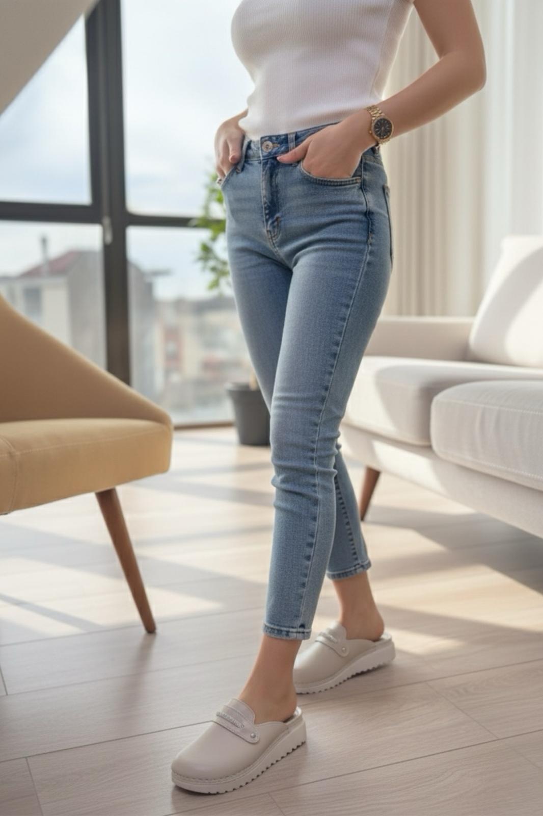 Prl 3103 Taşlı Ortopedik Yumuşak Hafif Taban Günlük Anne Kadın Terlik