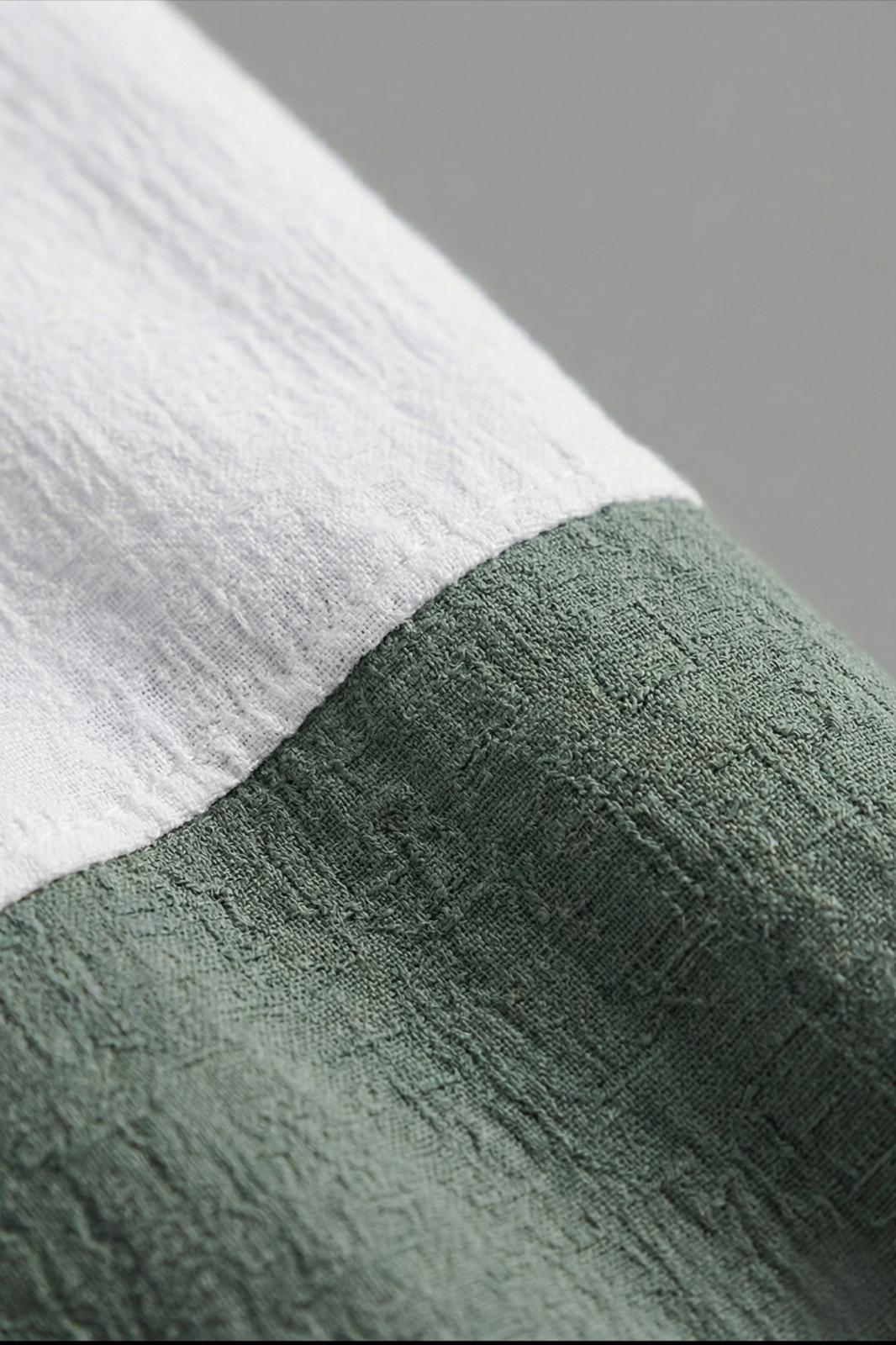 Reka Jakar Dokulu Panel Detaylı Slim Fit Bisiklet Erkek Yaka Tişört