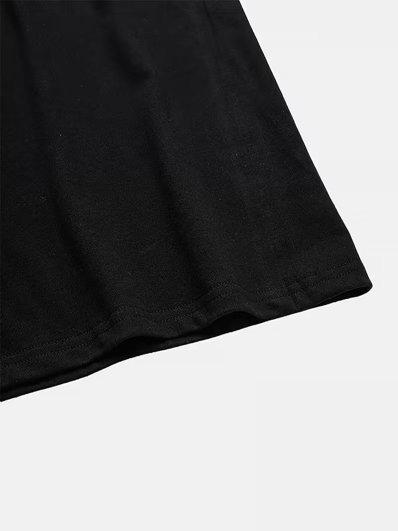Retro Botanik Sırt Baskılı Çiçek Desenli Premium Kadın Oversize T-Shirt