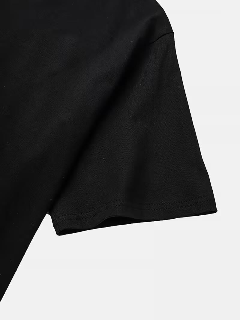 Retro Botanik Sırt Baskılı Çiçek Desenli Premium Kadın Oversize T-Shirt